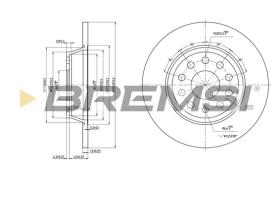 BREMS CD7306S - DISCHI FRENO - BRAKE DISCS