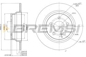 BREMS CD7308S - DISCHI FRENO - BRAKE DISCS