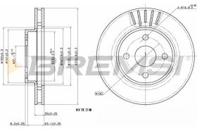 BREMS CD7309V - DISCHI FRENO - BRAKE DISCS