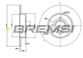 BREMS CD7313S - DISCHI FRENO - BRAKE DISCS