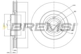 BREMS CD7318V - DISCHI FRENO - BRAKE DISCS