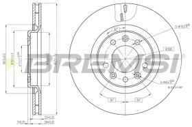 BREMS CD7326V - DISCHI FRENO - BRAKE DISCS