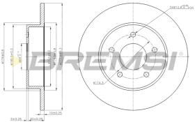 BREMS CD7383S - DISCHI FRENO - BRAKE DISCS