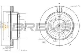 BREMS CD7385V - DISCHI FRENO - BRAKE DISCS