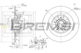 BREMS CD7386S - DISCHI FRENO - BRAKE DISCS