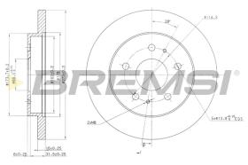 BREMS CD7387S - DISCHI FRENO - BRAKE DISCS