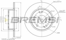 BREMS CD7390S - DISCHI FRENO - BRAKE DISCS