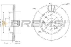 BREMS CD7394V - DISCHI FRENO - BRAKE DISCS