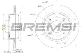 BREMS CD7395S - DISCHI FRENO - BRAKE DISCS