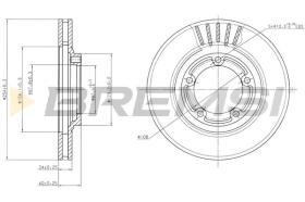 BREMS CD7404V - DISCHI FRENO - BRAKE DISCS