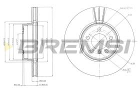 BREMS CD7411V - DISCHI FRENO - BRAKE DISCS