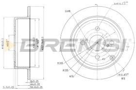 BREMS CD7419S - DISCHI FRENO - BRAKE DISCS