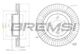 BREMS CD7432V - DISCHI FRENO - BRAKE DISCS