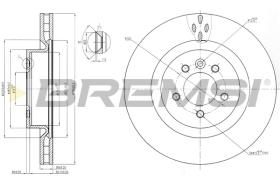 BREMS CD7434V - DISCHI FRENO - BRAKE DISCS