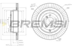 BREMS CD7437V - DISCHI FRENO - BRAKE DISCS