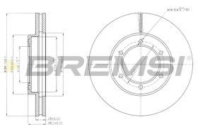 BREMS CD7441V - DISCHI FRENO - BRAKE DISCS