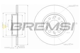 BREMS CD7452S - DISCHI FRENO - BRAKE DISCS