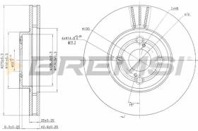 BREMS CD7461V - DISCHI FRENO - BRAKE DISCS