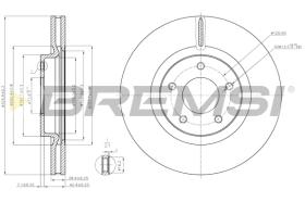 BREMS CD7478V - DISCHI FRENO - BRAKE DISCS