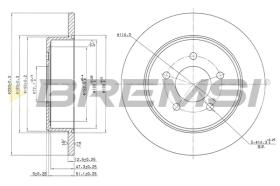 BREMS CD7492S - DISCHI FRENO - BRAKE DISCS