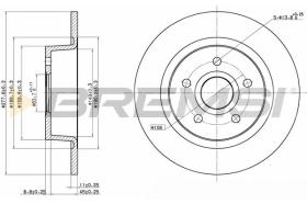 BREMS CD7497S - DISCHI FRENO - BRAKE DISCS