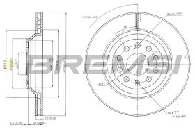 BREMS CD7503V - DISCHI FRENO - BRAKE DISCS