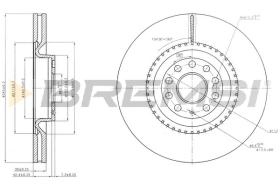 BREMS CD7504V - DISCHI FRENO - BRAKE DISCS