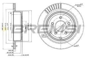 BREMS CD7506S - DISCHI FRENO - BRAKE DISCS