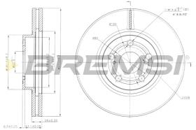 BREMS CD7508V - DISCHI FRENO - BRAKE DISCS