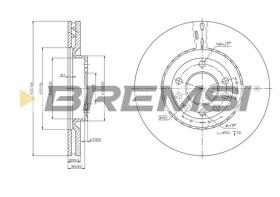 BREMS CD7512V - DISCHI FRENO - BRAKE DISCS