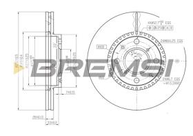 BREMS CD7520V - DISCHI FRENO - BRAKE DISCS