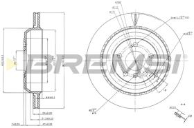 BREMS CD7531V - DISCHI FRENO - BRAKE DISCS