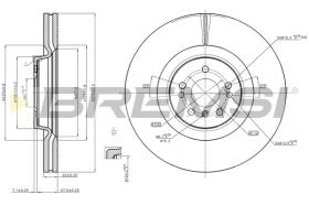 BREMS CD7534V - DISCHI FRENO - BRAKE DISCS