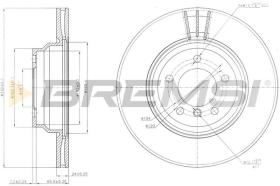 BREMS CD7535V - DISCHI FRENO - BRAKE DISCS