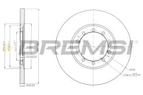 BREMS CD7537S - DISCHI FRENO - BRAKE DISCS