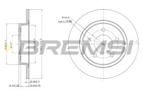 BREMS CD7546S - DISCHI FRENO - BRAKE DISCS