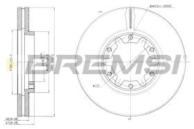 BREMS CD7552V - DISCHI FRENO - BRAKE DISCS