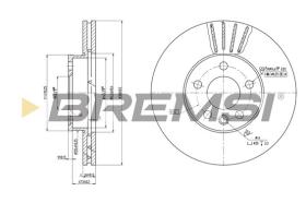 BREMS CD7559V - DISCHI FRENO - BRAKE DISCS