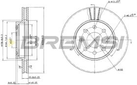 BREMS CD7565V - DISCHI FRENO - BRAKE DISCS