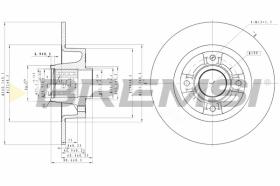 BREMS CD7571S - DISCHI FRENO - BRAKE DISCS