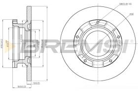 BREMS CD7573S - DISCHI FRENO - BRAKE DISCS