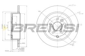 BREMS CD7578S - DISCHI FRENO - BRAKE DISCS