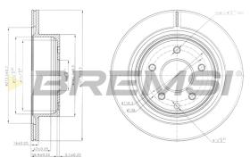 BREMS CD7579V - DISCHI FRENO - BRAKE DISCS