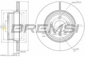 BREMS CD7583V - DISCHI FRENO - BRAKE DISCS