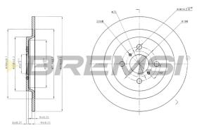 BREMS CD7588S - DISCHI FRENO - BRAKE DISCS