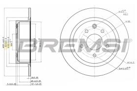 BREMS CD7590S - DISCHI FRENO - BRAKE DISCS