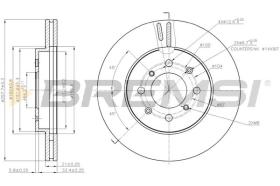 BREMS CD7610V - DISCHI FRENO - BRAKE DISCS