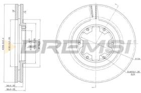 BREMS CD7626V - DISCHI FRENO - BRAKE DISCS