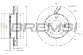 BREMS CD7627V - DISCHI FRENO - BRAKE DISCS