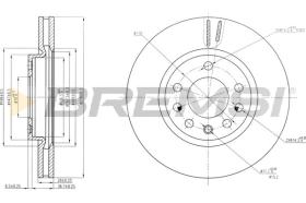 BREMS CD7644V - DISCHI FRENO - BRAKE DISCS